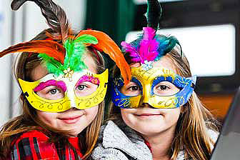 CARNEVALE A MOSNIGO maschere di carta per bambini