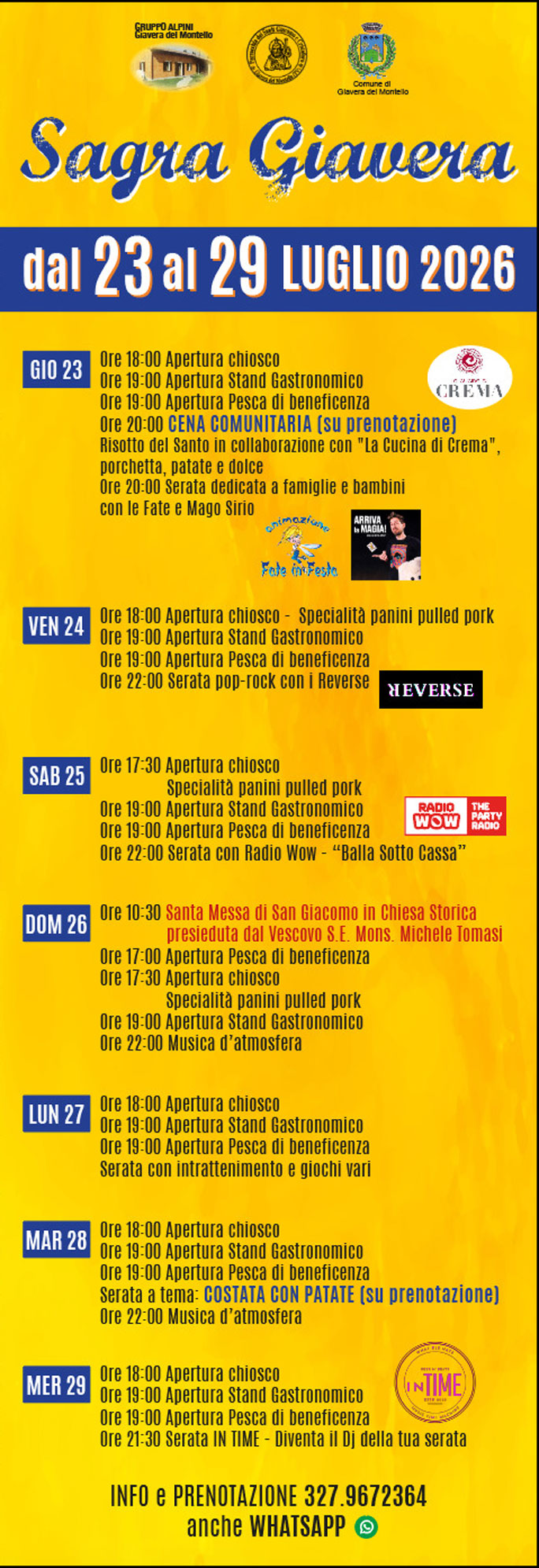 giavera del montello SAGRA