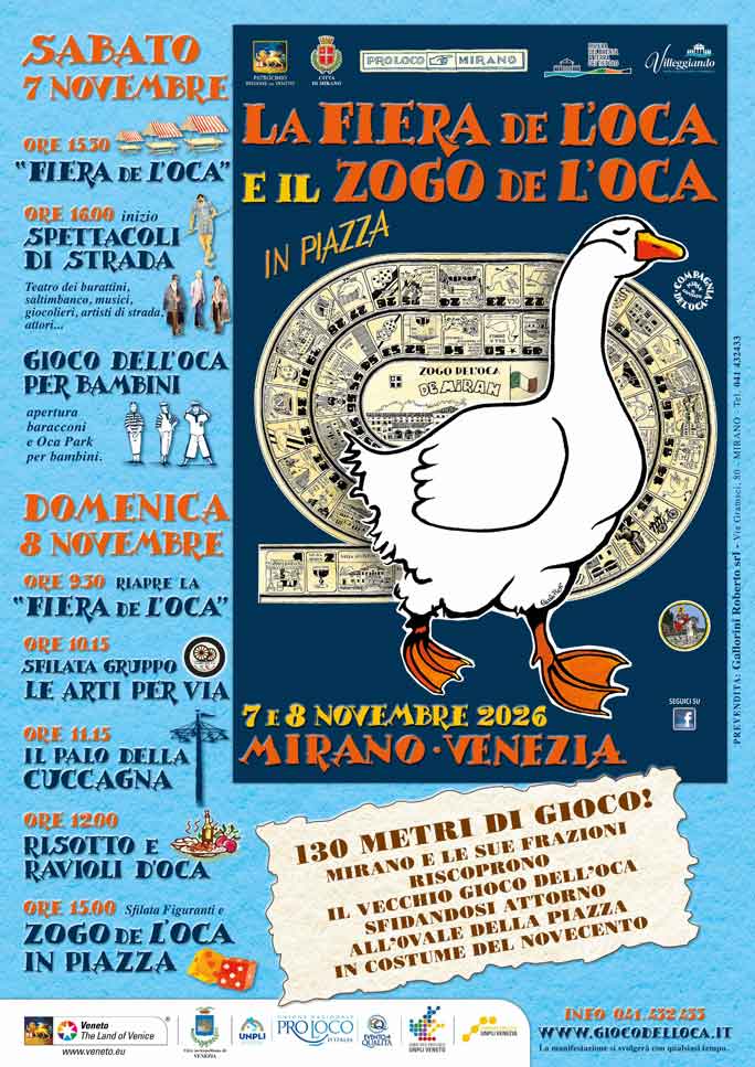 mirano fiera dell'oca e gioco dell'oca
