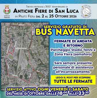 treviso fiere di san luca bus navetta