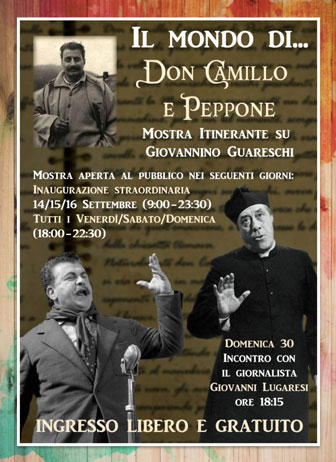 2018 TREVISO MOSTRA SU GIOVANNiNO GUARESChI IL MONDO DI DN CAMILLO E PEPPONE
