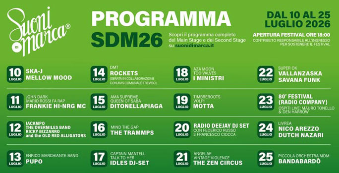 TREVISO SUONI DI MARCA programma