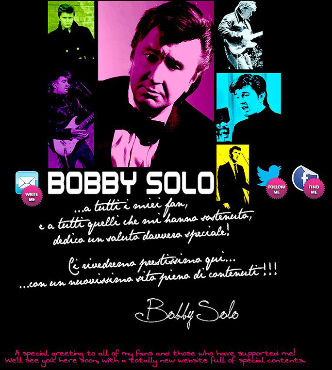 bobby solo official site