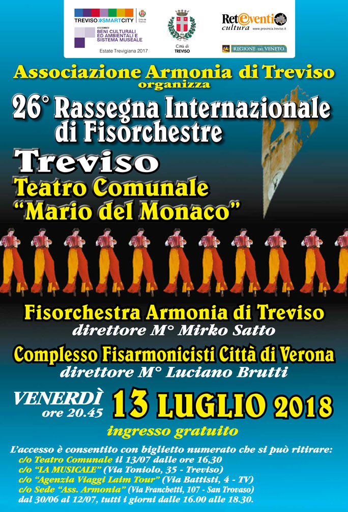2018 TREVISO 26ª RASSEGNA INTERNAZIONALE DI FISORCHESTRE