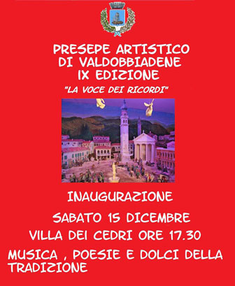 2018 2019 Presepio artistico città di Valdobbiadene