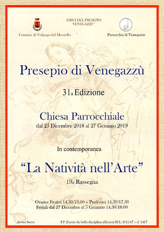 2018 2019 Presepio artistico di Venegazzù