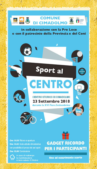 festa dello sport a cimadolmo