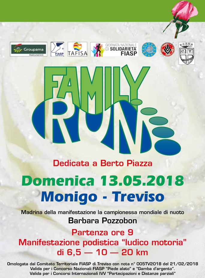 2018 CORSE PODISTICHE MONIGO TREVISO FAMILY RUN