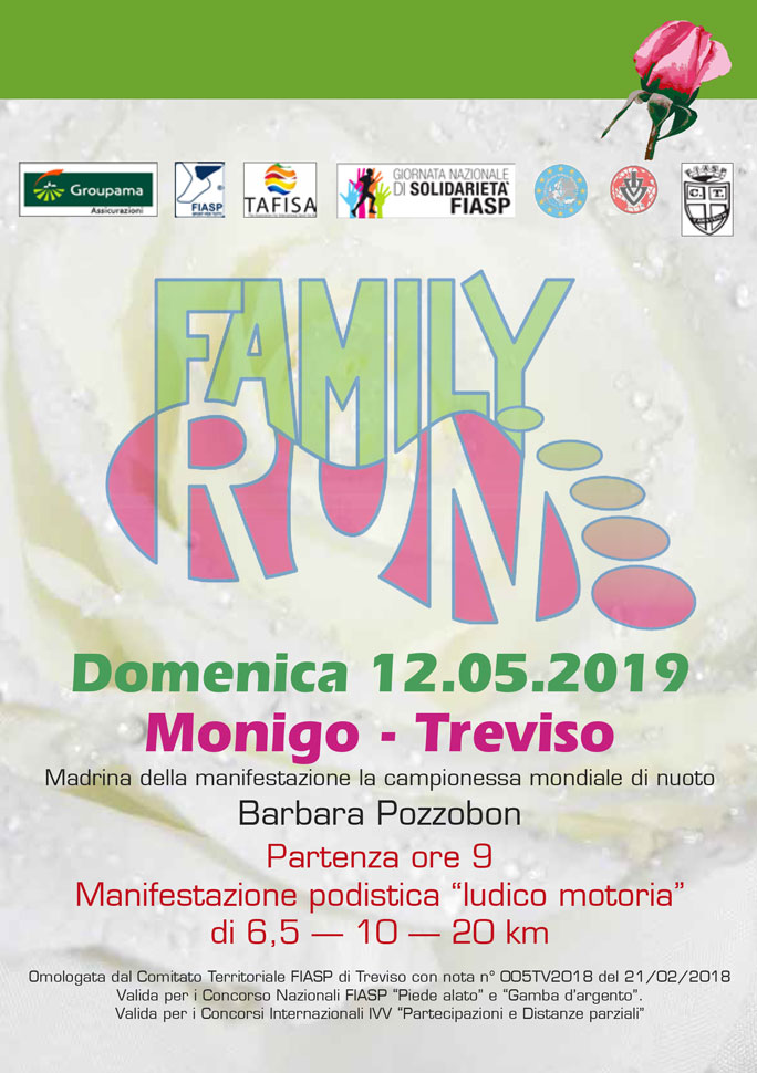 2019 CORSE PODISTICHE MONIGO TREVISO FAMILY RUN