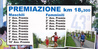 treviso sant'angelo corsa podistica due mulini premi km 18,3