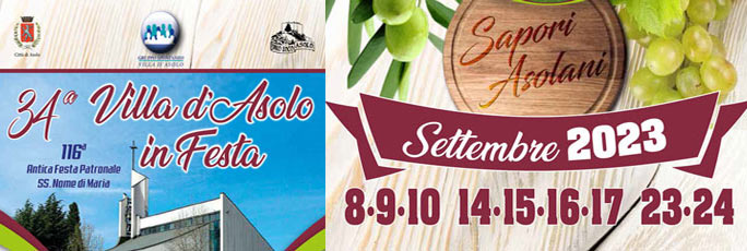 Asolo Villa In Festa dal 8 Settembre fino al 24 Settembre 2023