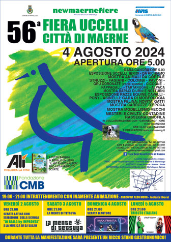 2024 MARTELLAGO MAERNE FIERA UCCELLI CITTA' DI MAERNE