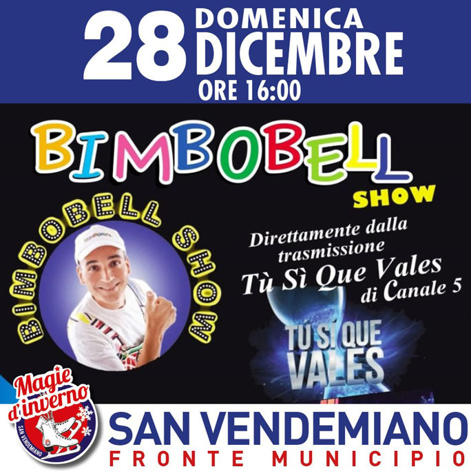 san vendemiano magie d'inverno DOMENICA 28 DICEMBRE BIMBO BELL