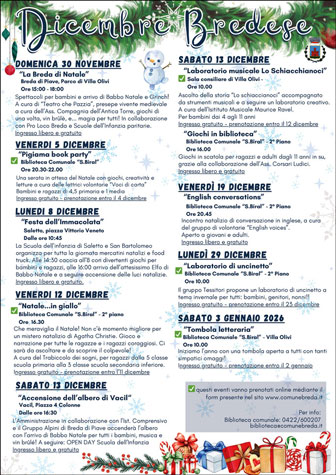 breda di piave dicembre bredese feste di natale 