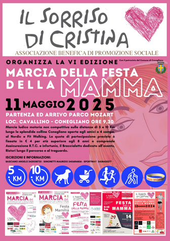 2025 CONEGLIANO 6ª MARCIA DELLA FESTA DELLA MAMMA