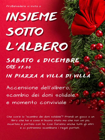 accensione albero di natale a cordignano