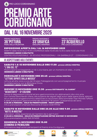 CORDIGNANO (TV)
36° PREMIO NAZIONALE DI PITTURA 