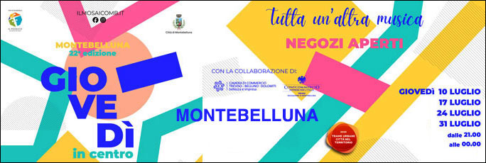 Montebelluna Giovedì In Centro dal 3 luglio al 31 luglio 2025