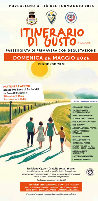POVEGLIANO SANTANDRA' passeggiata di primavera