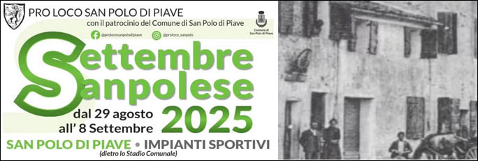 San Polo di Piave Settembre Sanpolese dal 29 Agosto al 8 Settembre 2025