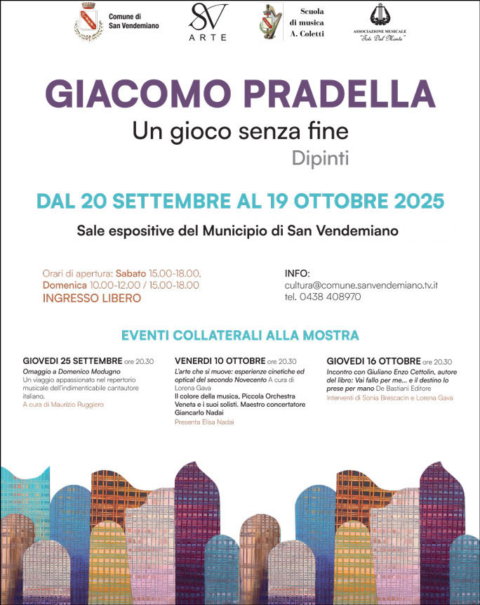 SAN VENDEMIANO 
GIACOMO PRADELLA 
Un gioco senza fine - Dipinti 