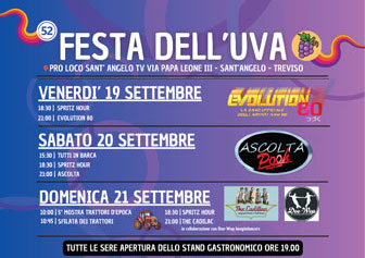 TREVISO 
SANT'ANGELO
52ª FESTA DELL'UVA 