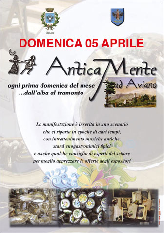 2026 Mercatino Antiquariato di Aviano ogni prima domenica del mese 