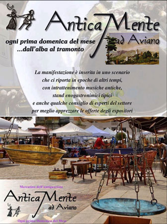 Mercatino Antiquariato di Aviano ogni prima domenica del mese 