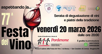 BRUGNERA SAN CASSIANO DI LIVENZA FESTA DEL VINO DEGUSTAZIONE