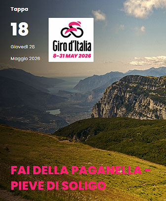 giro d'italia tappa giovedi 28 maggio2026 