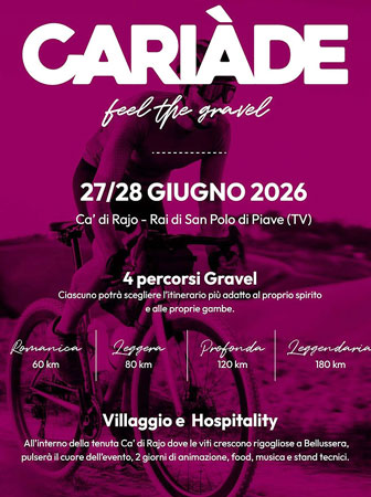 ciclismo gravel cariade a san polo di piave