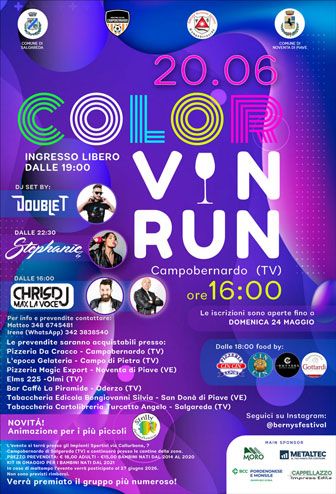 salgareda campobernardo camminata color vin run