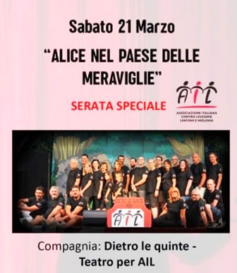 compagnia dietro le quinte spettacolo alice nel paese delle meraviglie