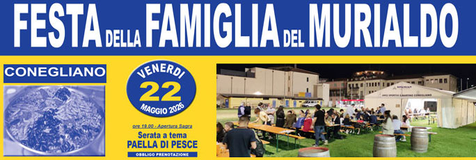CONEGLIANO FESTA DELLA FAMIGLIA DEL MURIALDO