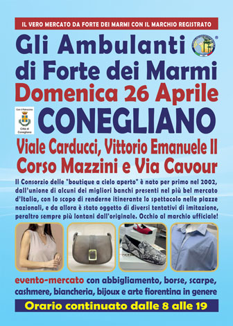 conegliano mercato gli ambulanti di forte dei marmi 