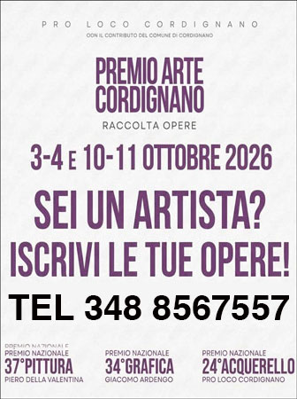 cordignano premio nazionale di pittura, grafica e acquerello iscrizione artisti