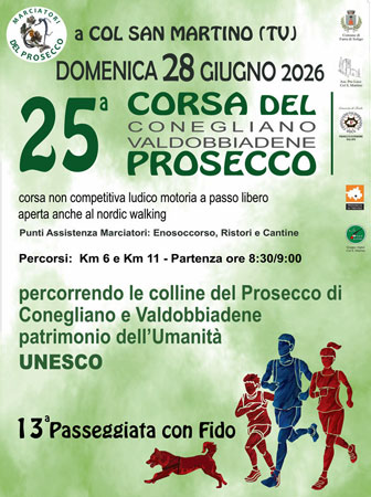 FARRA DI SOLIGO COL SAN MARTINO CORSA DEL PROSECCO 