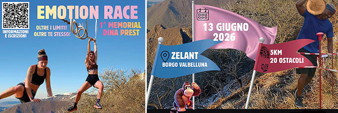 Emotion Race a Borgo Valbelluna Belluno Sabato 13 Giugno 2026