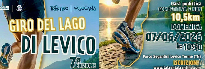 corsa podistica giro del lago di levico 