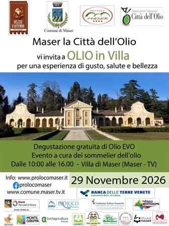 maser olio in villa