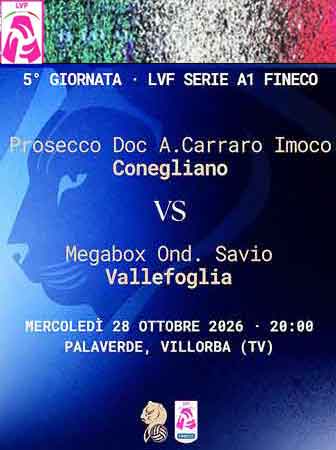 IMOCO VOLLEY PARTITA CONEGLIANO VALLEFOGLIA