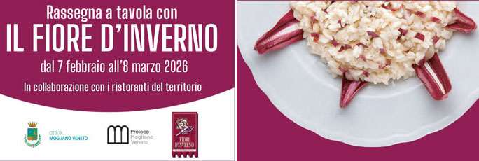 A TAVOLA CON IL FIORE D'INVERNO RADICCHIO ROSSO DI TREVISO PERCORSO ENOGASTRONOMICO 