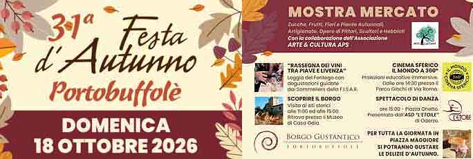 PORTOBUFFOLE' festa di autunno