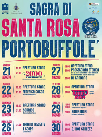 PORTOBUFFOLE' SAGRA DI SANTA ROSA E DELLA TRIPPA