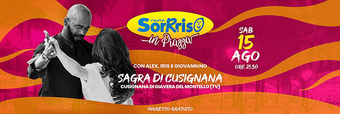 SORRISO IN PIAZZA a cusignana