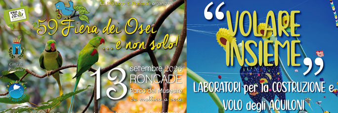 Roncade Fiera Dei Osei Domenica 13 Settembre 2026