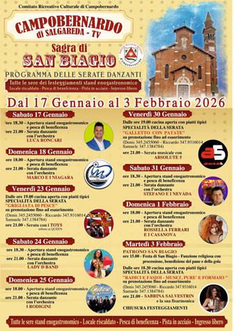 salgareda campobernardo sagra di san biagio