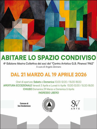 san vendemiano mostra collettiva centro artistico piranesi 1962 abitare lo spazio condiviso