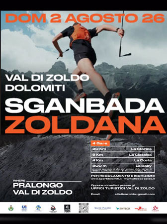sganbada zoldana corsa podistica nelle dolomiti a val di zoldo