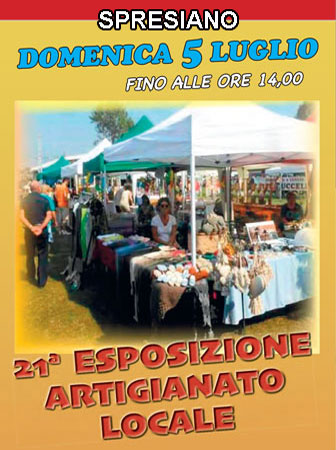 SPRESIANO MERCATINO ARTIGIANATO LOCALE